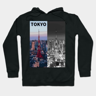 TOKYO tower Japan scenery Hoodie